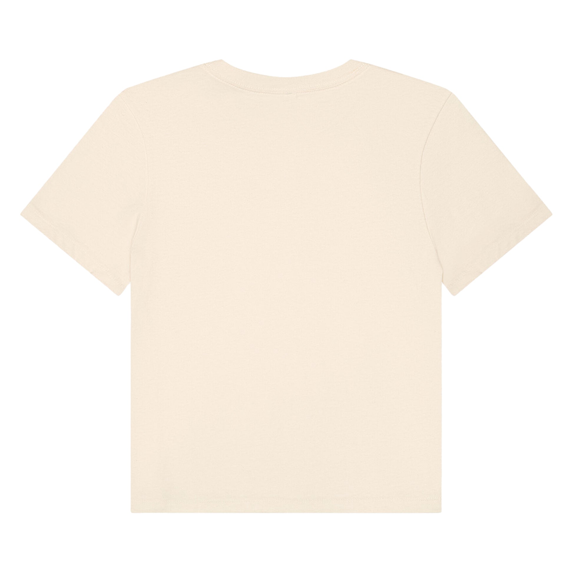 Natural - Back - Bella + Canvas Womens-Ladies Heavy Boxy T-Shirt