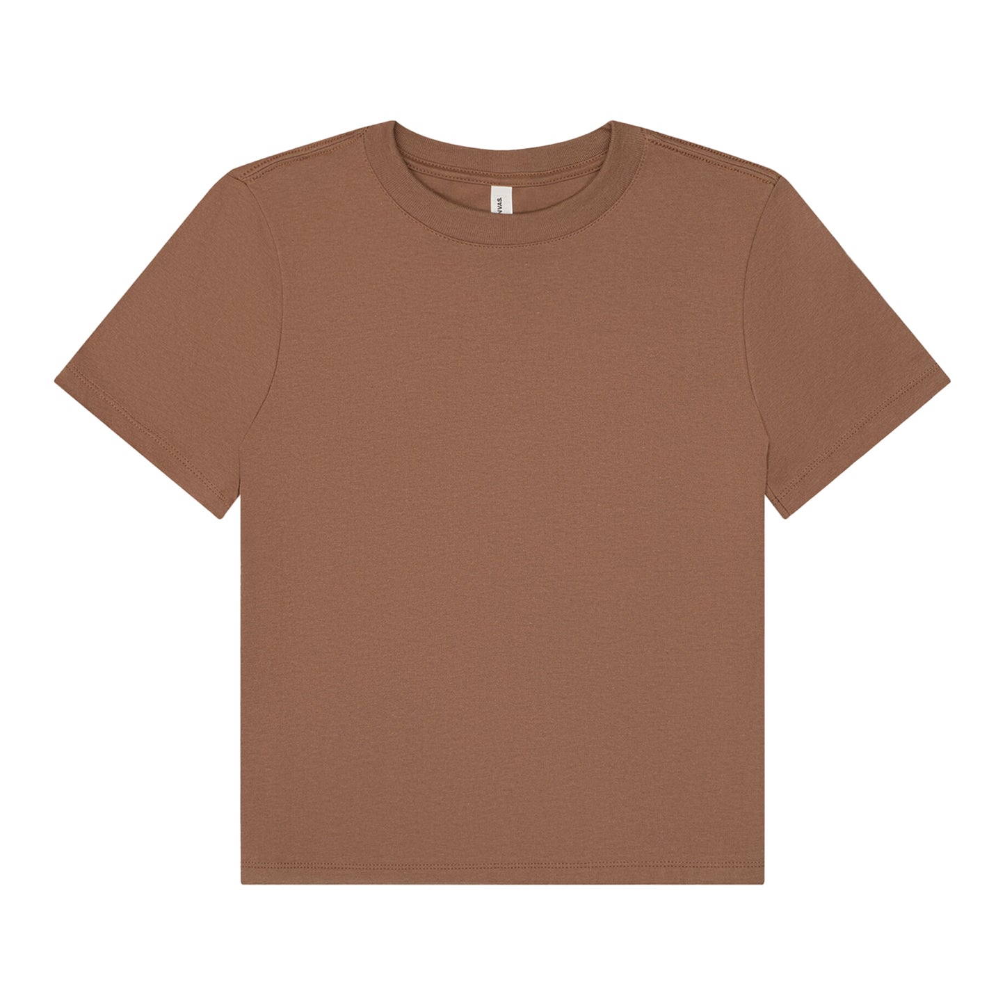Vintage Brown - Front - Bella + Canvas Womens-Ladies Heavy Boxy T-Shirt