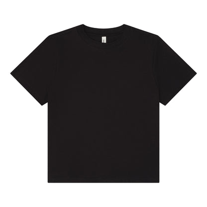 Black - Front - Bella + Canvas Womens-Ladies Heavy Boxy T-Shirt