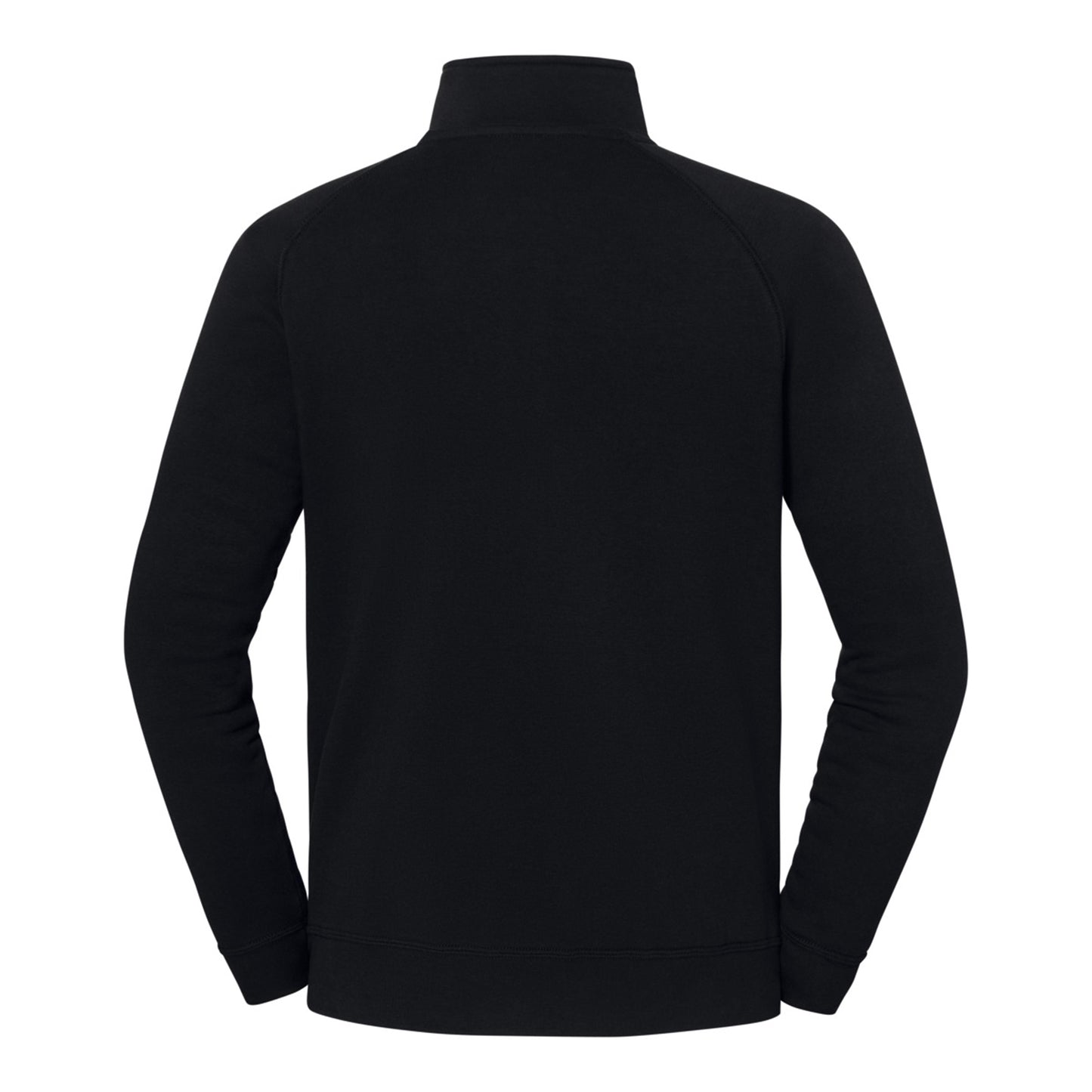 Black - Back - Fruit of the Loom Mens Iconic Premium Quarter Zip Sweatshirt