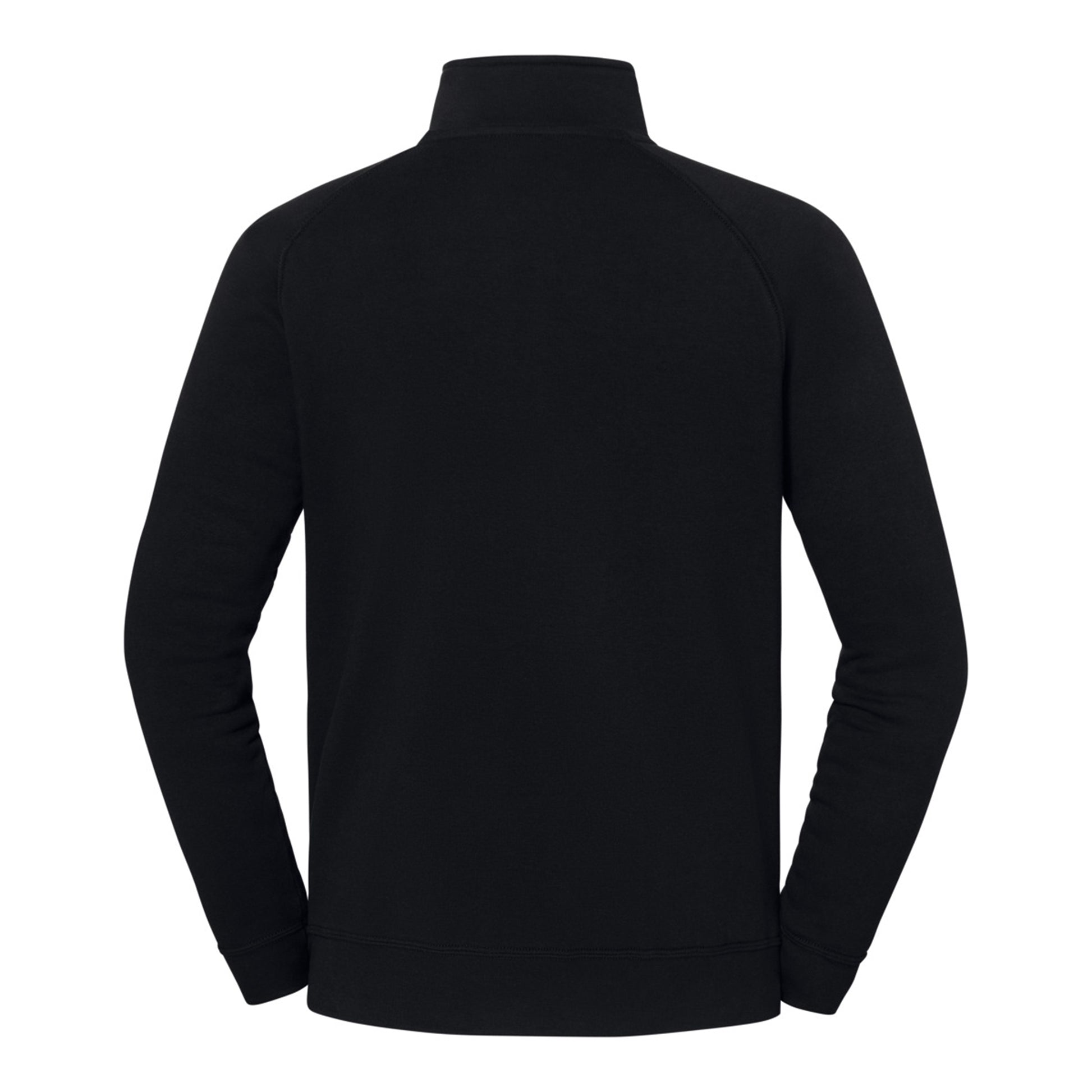 Black - Back - Fruit of the Loom Mens Iconic Premium Quarter Zip Sweatshirt