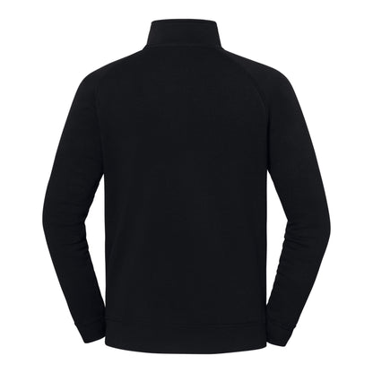 Black - Back - Fruit of the Loom Mens Iconic Premium Quarter Zip Sweatshirt