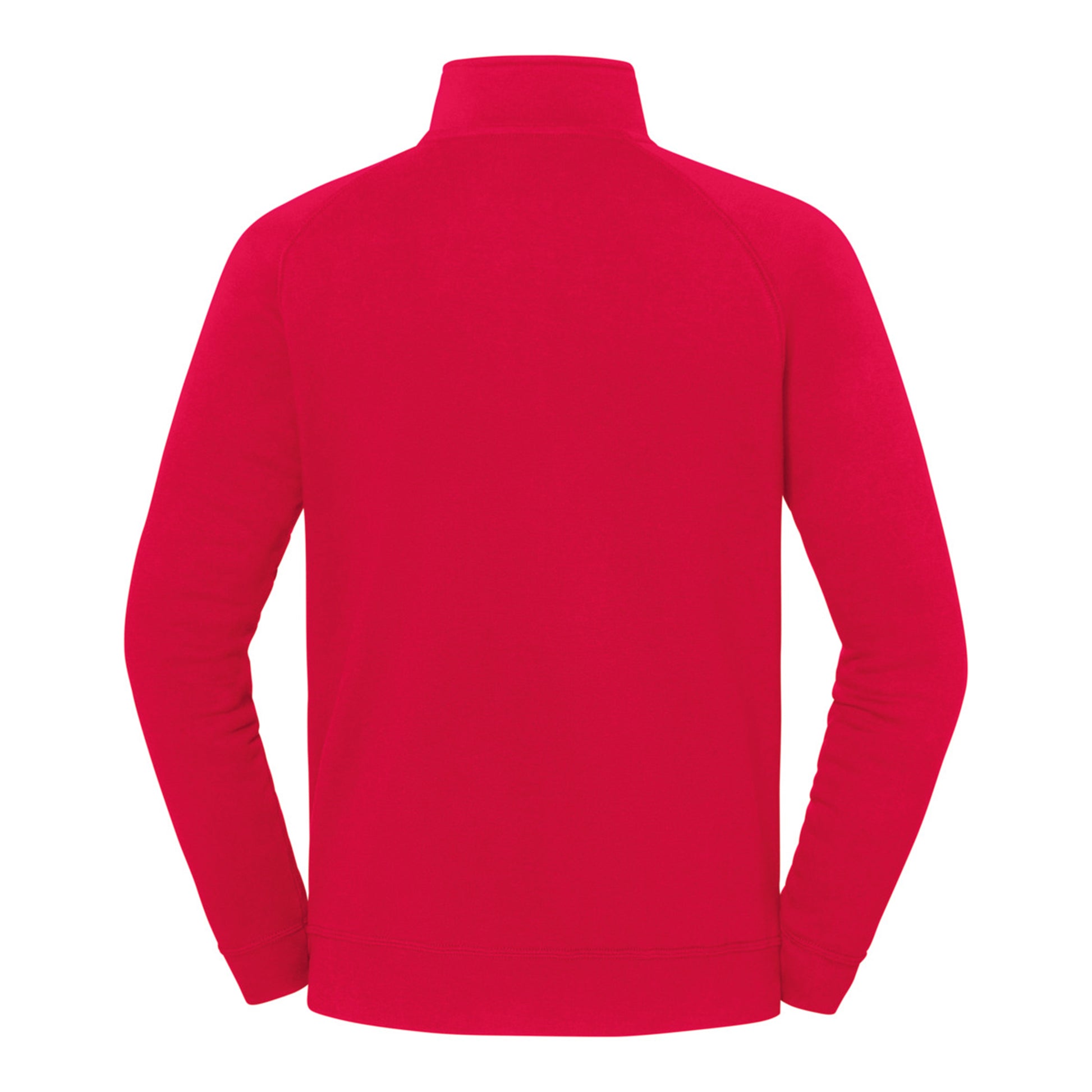 Red - Back - Fruit of the Loom Mens Iconic Premium Quarter Zip Sweatshirt