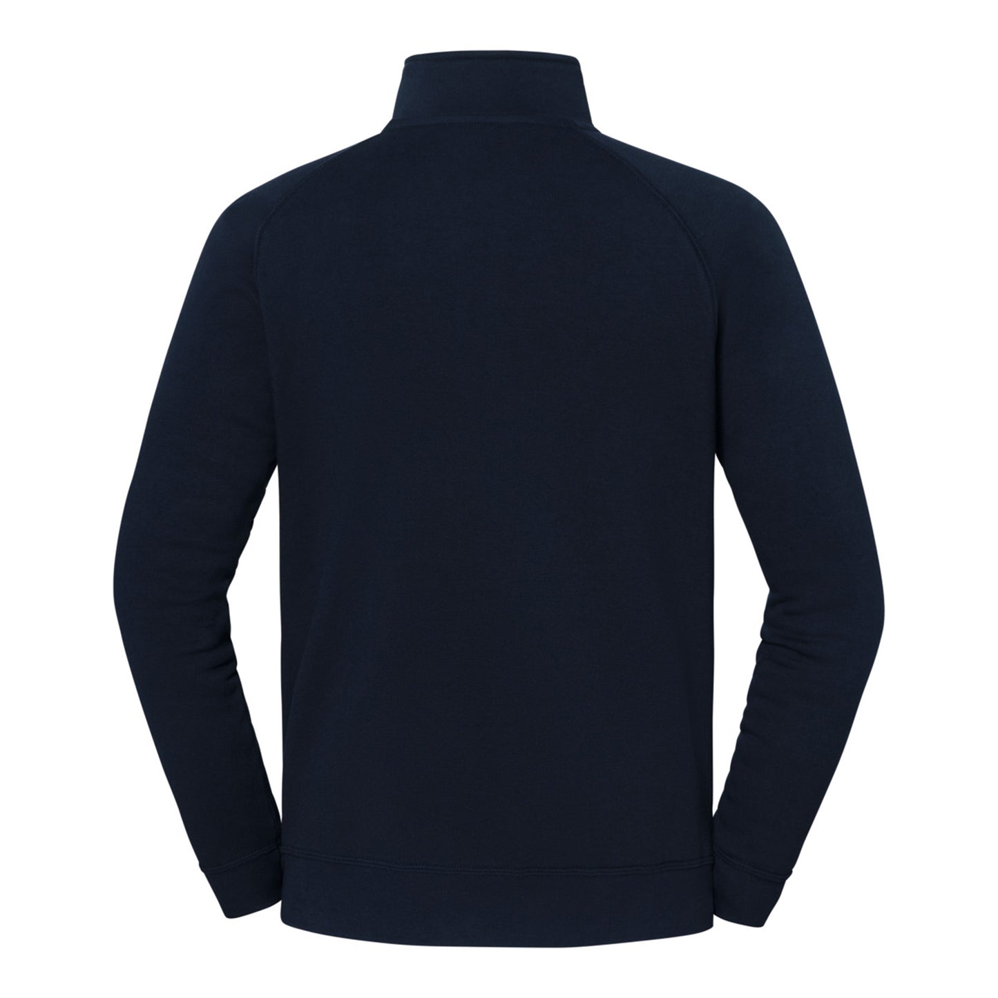 Deep Navy - Back - Fruit of the Loom Mens Iconic Premium Quarter Zip Sweatshirt