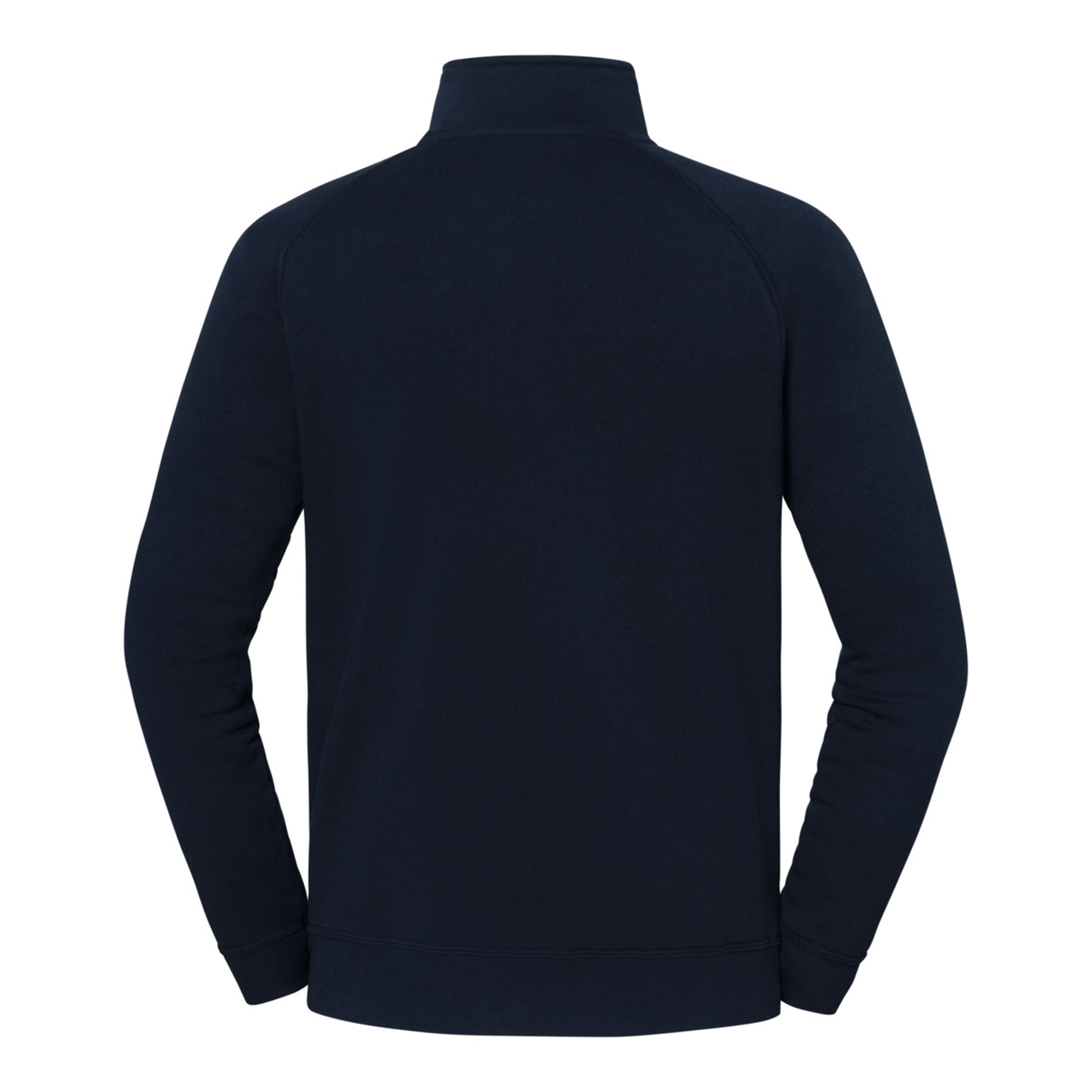 Deep Navy - Back - Fruit of the Loom Mens Iconic Premium Quarter Zip Sweatshirt
