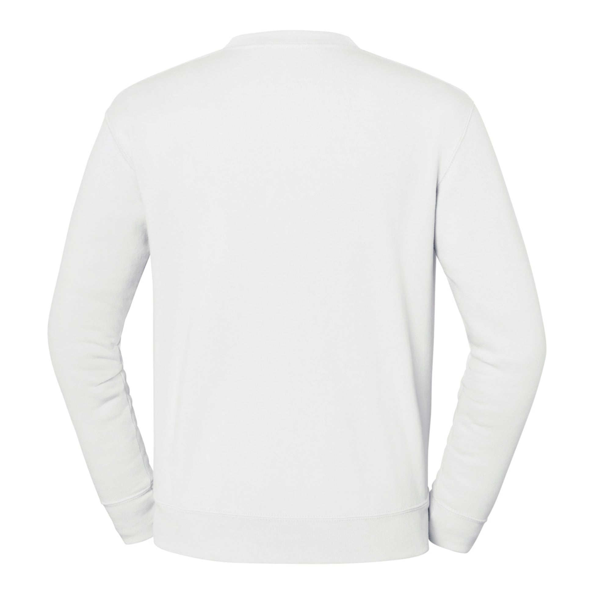 White - Back - Fruit of the Loom Mens Iconic Premium Set-in Sweatshirt
