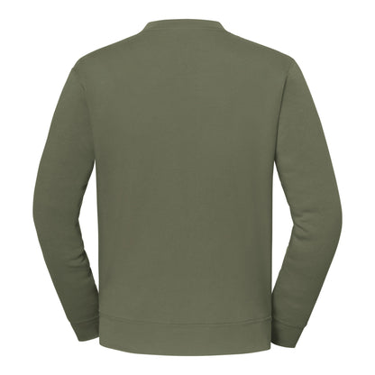 Classic Olive - Back - Fruit of the Loom Mens Iconic Premium Set-in Sweatshirt