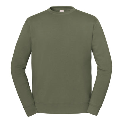Classic Olive - Front - Fruit of the Loom Mens Iconic Premium Set-in Sweatshirt