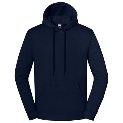 Deep Navy - Front - Fruit of the Loom Mens Iconic Premium Hoodie