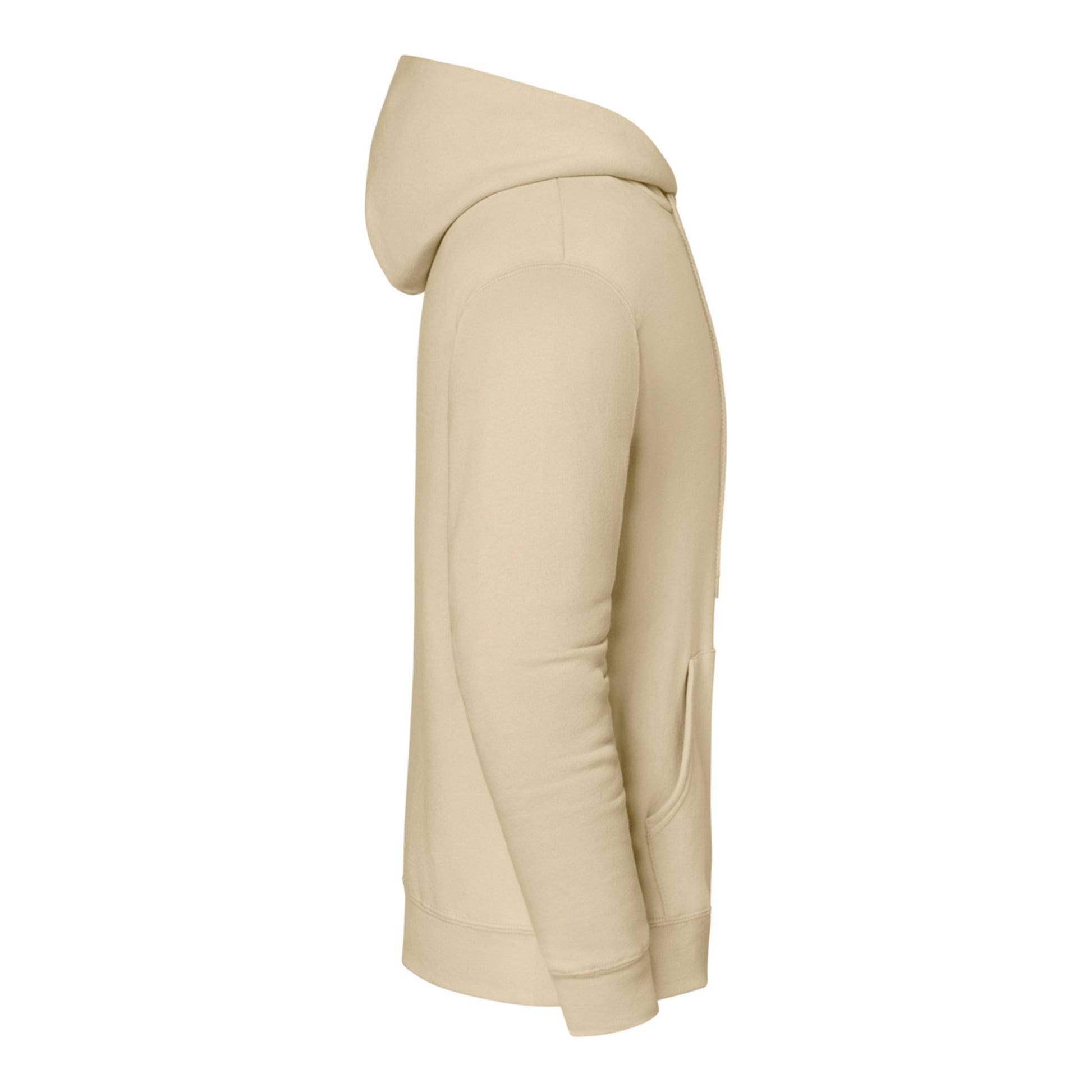 Desert Sand - Side - Fruit of the Loom Mens Iconic Premium Hoodie