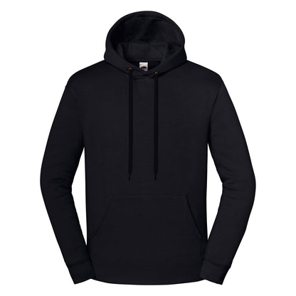 Black - Front - Fruit of the Loom Mens Iconic Premium Hoodie