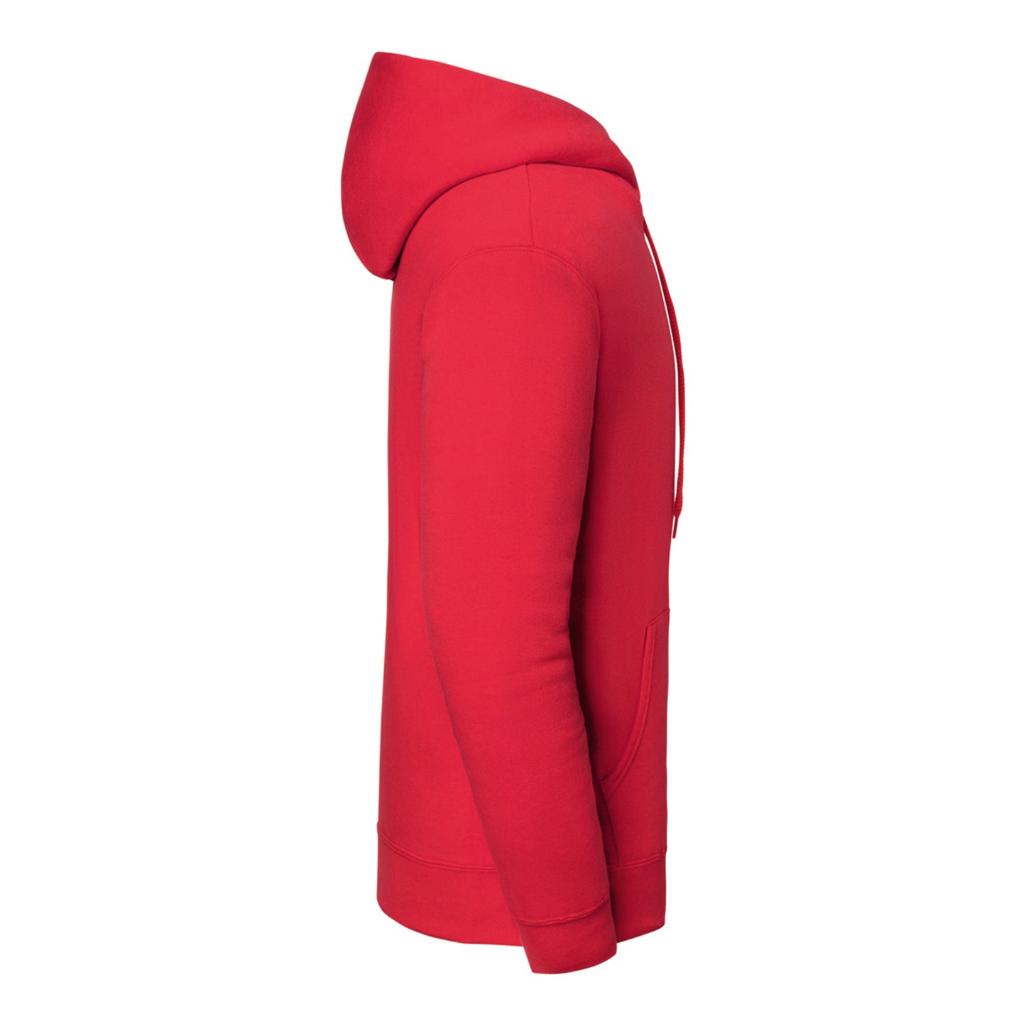 Red - Side - Fruit of the Loom Mens Iconic Premium Hoodie