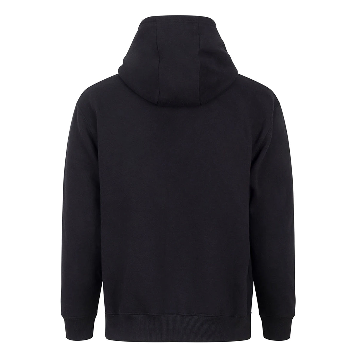 Deep Black - Back - Awdis Mens Vision Heavyweight Full Zip Hoodie
