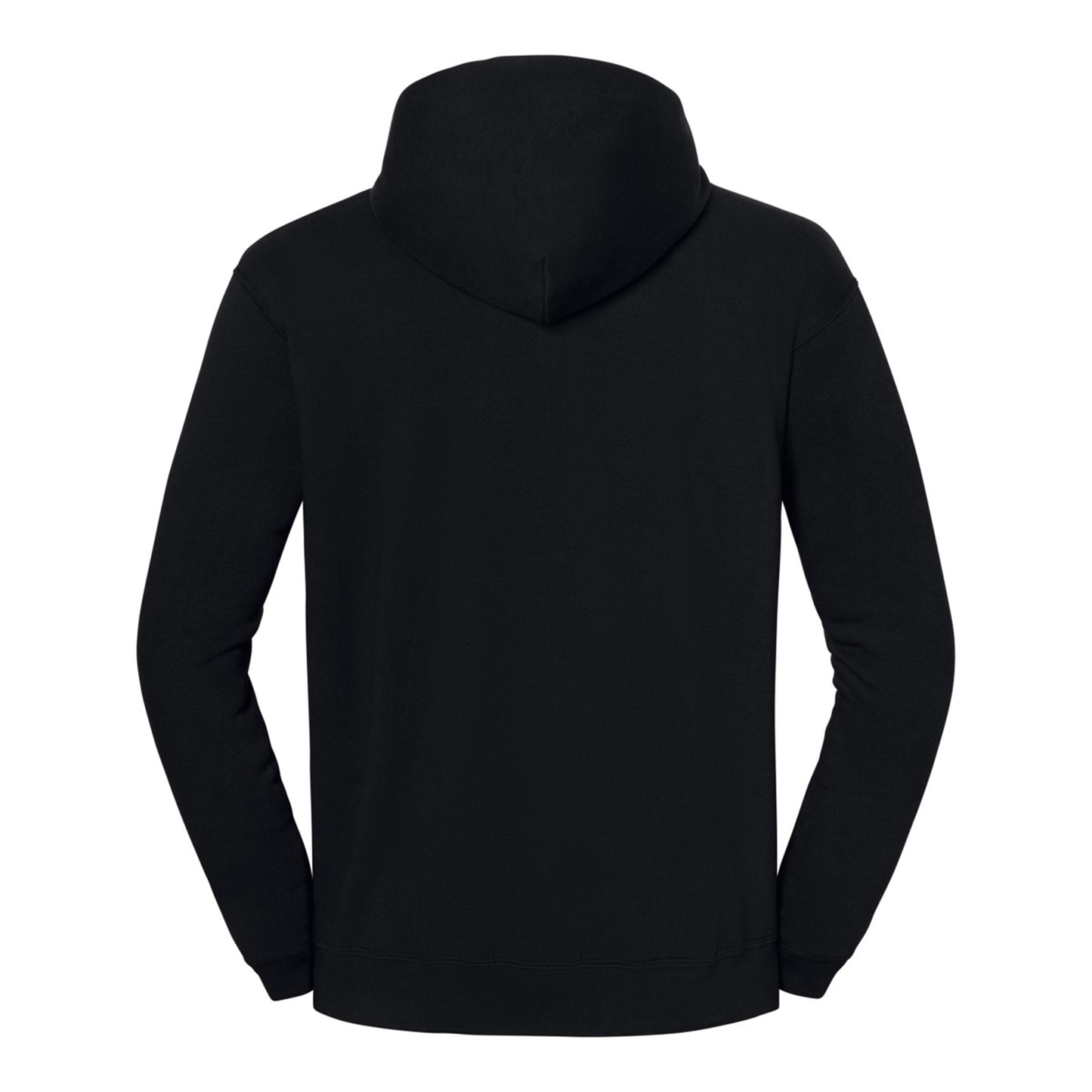 Black - Back - Fruit of the Loom Mens Iconic Premium Full Zip Hoodie