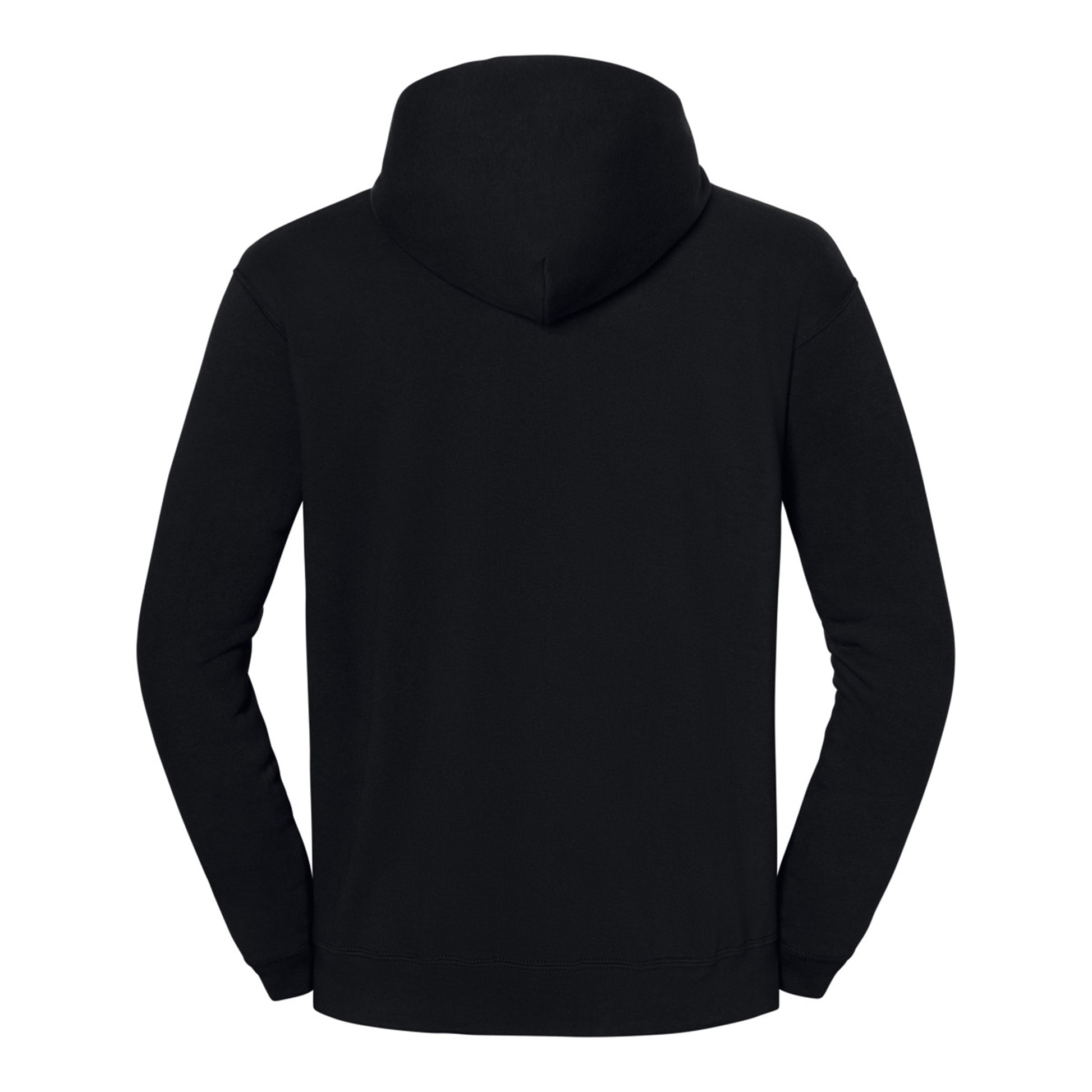 Black - Back - Fruit of the Loom Mens Iconic Premium Full Zip Hoodie