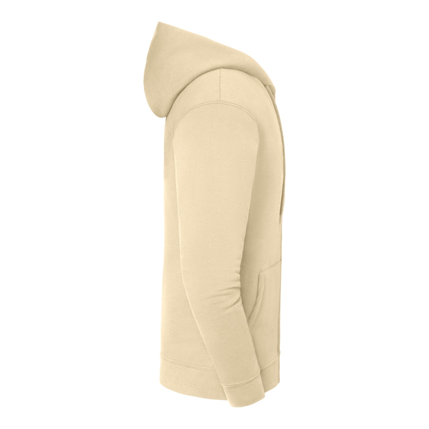 Desert Sand - Side - Fruit of the Loom Mens Iconic Premium Full Zip Hoodie