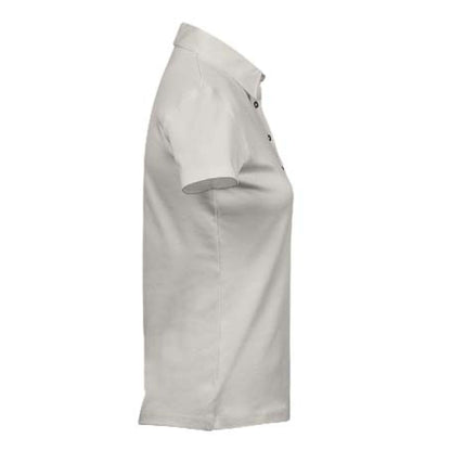 Cement - Side - Tee Jays Womens-Ladies Pima Cotton Polo Shirt