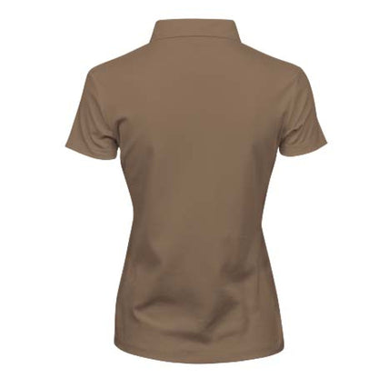 Wood - Back - Tee Jays Womens-Ladies Pima Cotton Polo Shirt