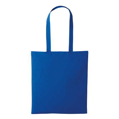 Royal Blue - Front - Nutshell Recycled Cotton Tote Bag