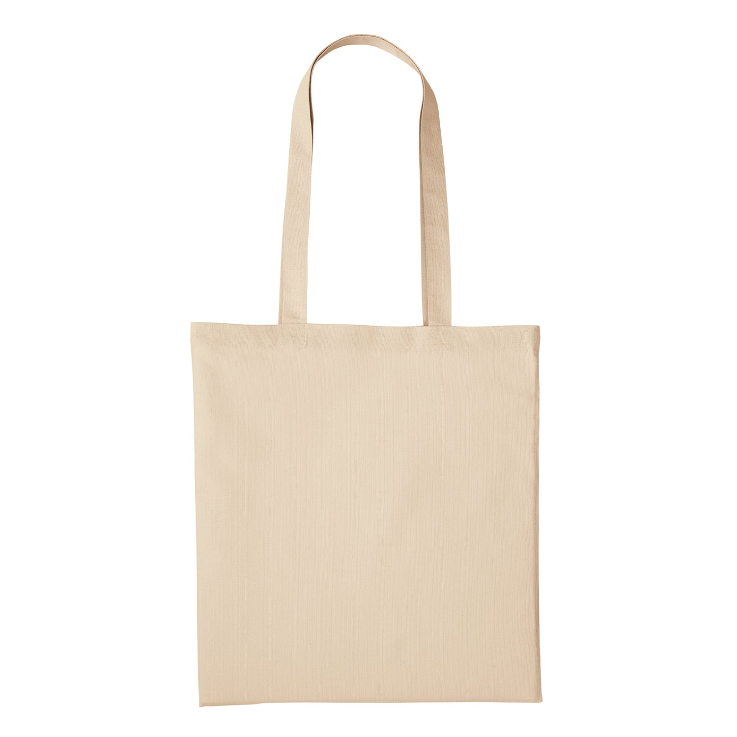 Sand - Front - Nutshell Recycled Cotton Tote Bag