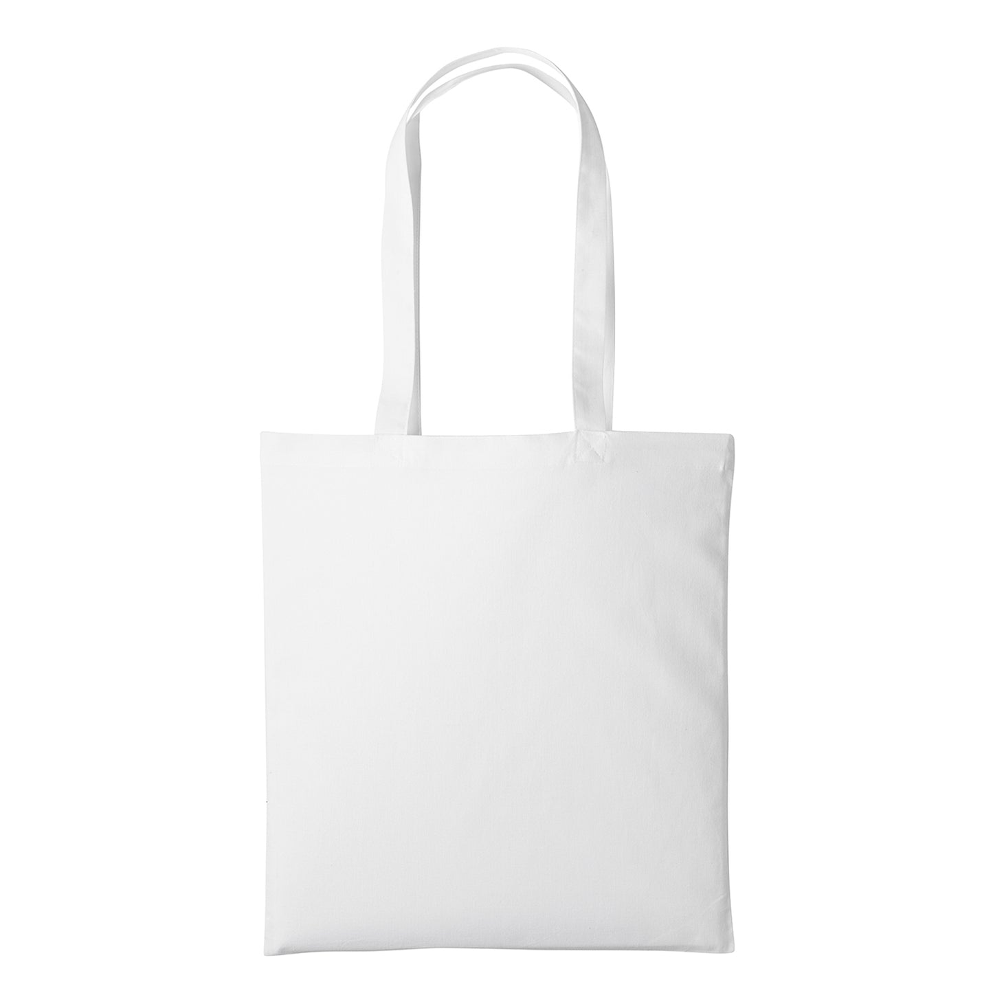 White - Front - Nutshell Recycled Cotton Tote Bag