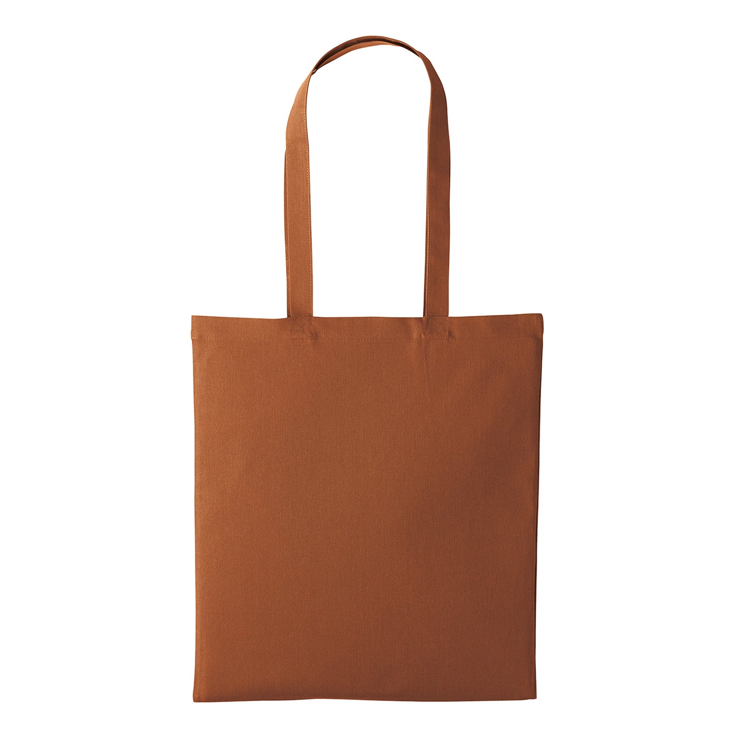 Chestnut - Front - Nutshell Recycled Cotton Tote Bag
