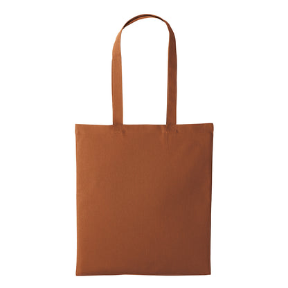 Chestnut - Front - Nutshell Recycled Cotton Tote Bag