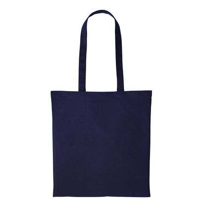 French Dark Navy - Front - Nutshell Recycled Cotton Tote Bag