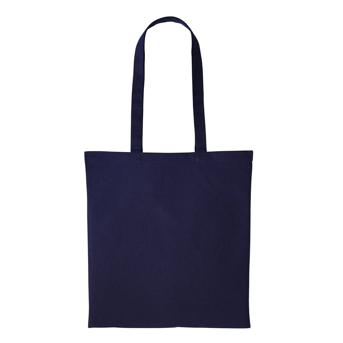 French Dark Navy - Front - Nutshell Recycled Cotton Tote Bag