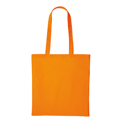 Orange - Front - Nutshell Recycled Cotton Tote Bag