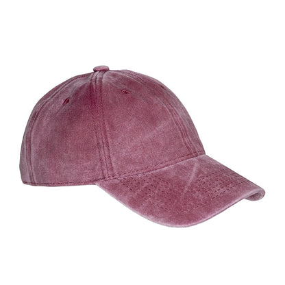 Vintage Red - Front - Result Headwear Core Cotton Low Profile Baseball Cap