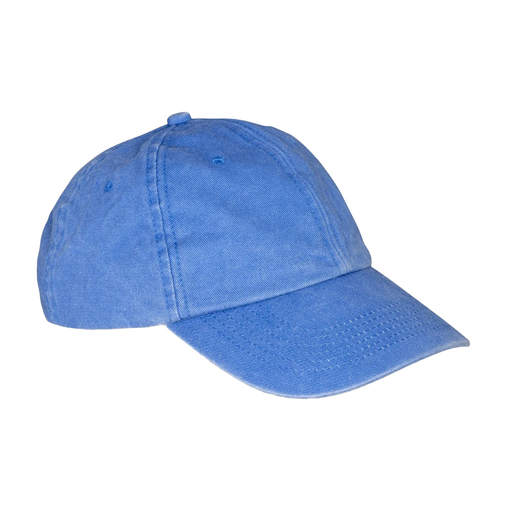 Vintage Royal Blue - Front - Result Headwear Core Cotton Low Profile Baseball Cap