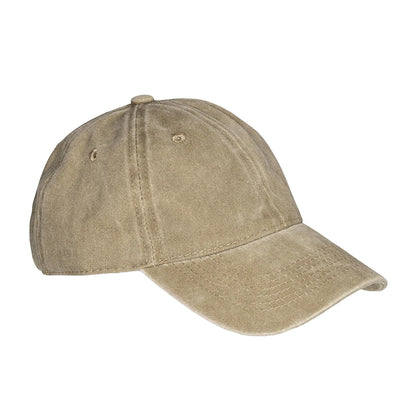 Vintage Sand - Front - Result Headwear Core Cotton Low Profile Baseball Cap