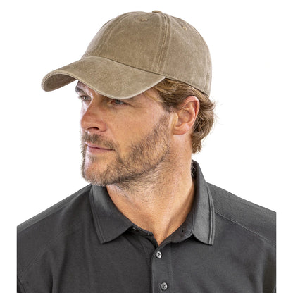 Vintage Sand - Back - Result Headwear Core Cotton Low Profile Baseball Cap