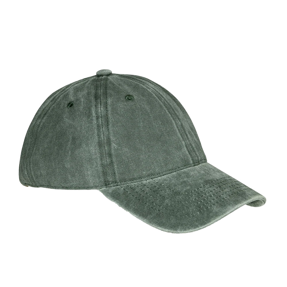 Vintage Bottle Green - Front - Result Headwear Core Cotton Low Profile Baseball Cap