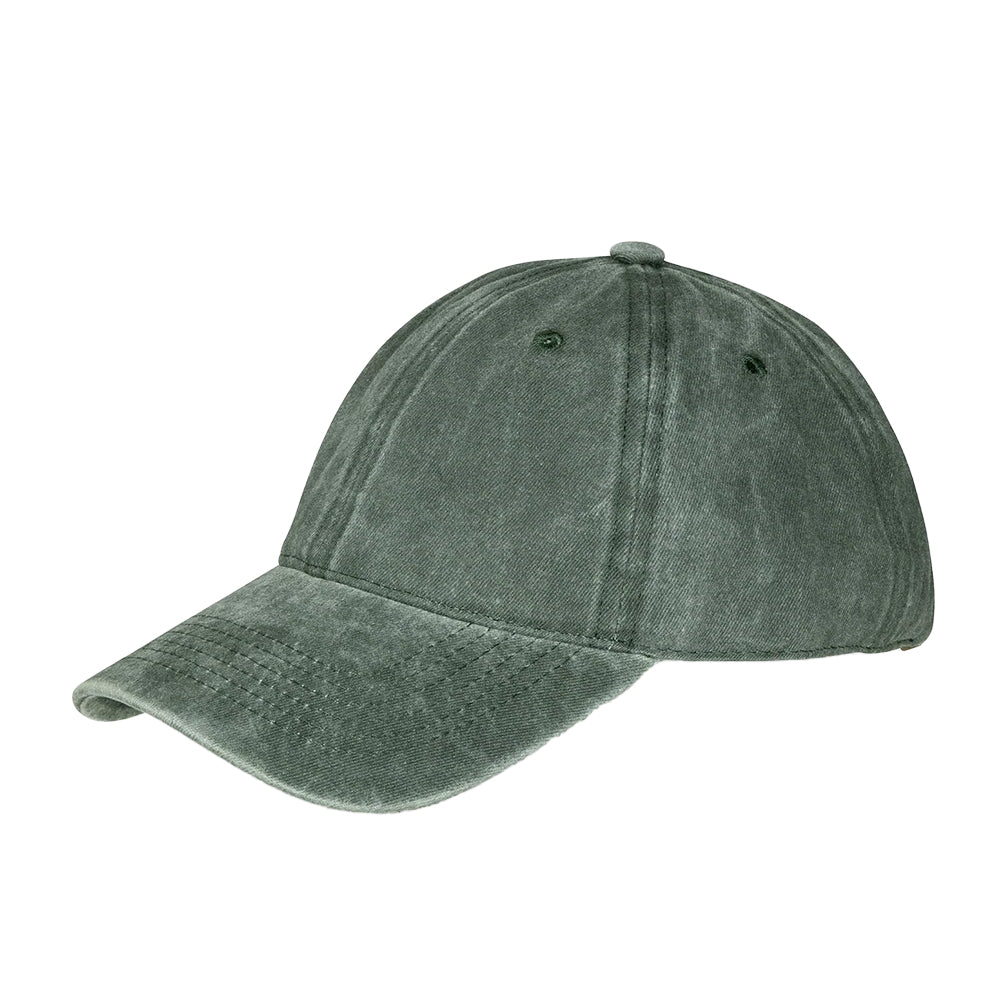 Vintage Bottle Green - Back - Result Headwear Core Cotton Low Profile Baseball Cap