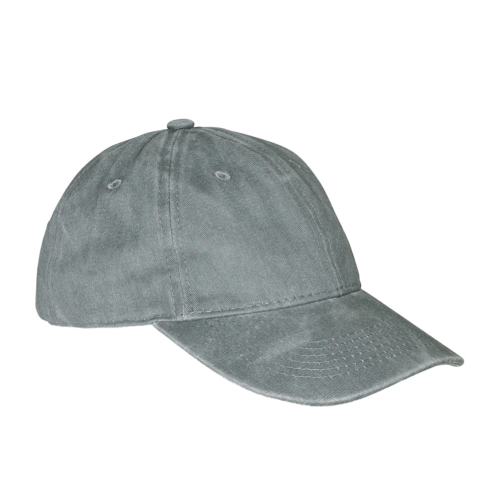 Vintage Grey - Front - Result Headwear Core Cotton Low Profile Baseball Cap