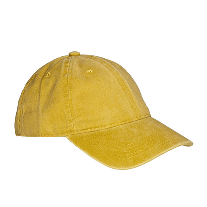 Vintage Mustard - Front - Result Headwear Core Cotton Low Profile Baseball Cap