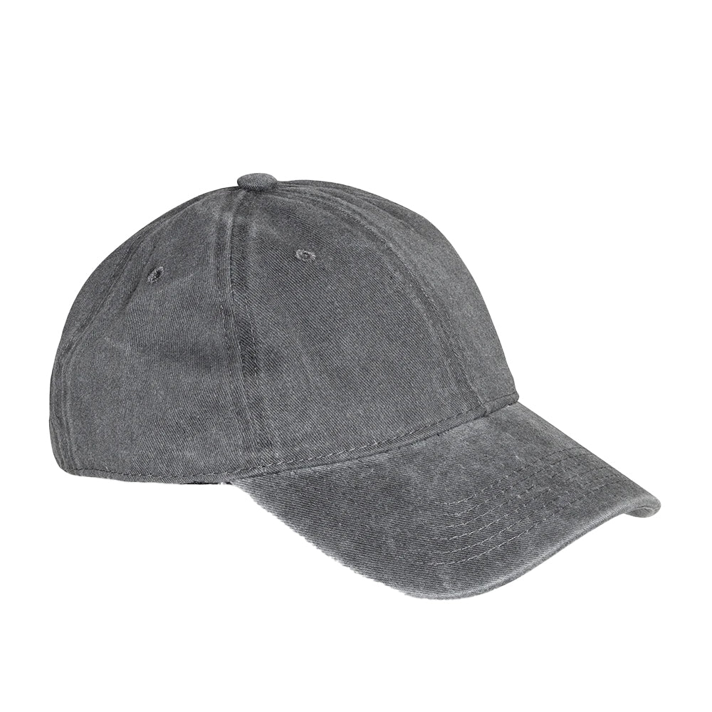 Vintage Black - Front - Result Headwear Core Cotton Low Profile Baseball Cap