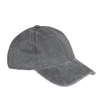 Vintage Black - Front - Result Headwear Core Cotton Low Profile Baseball Cap