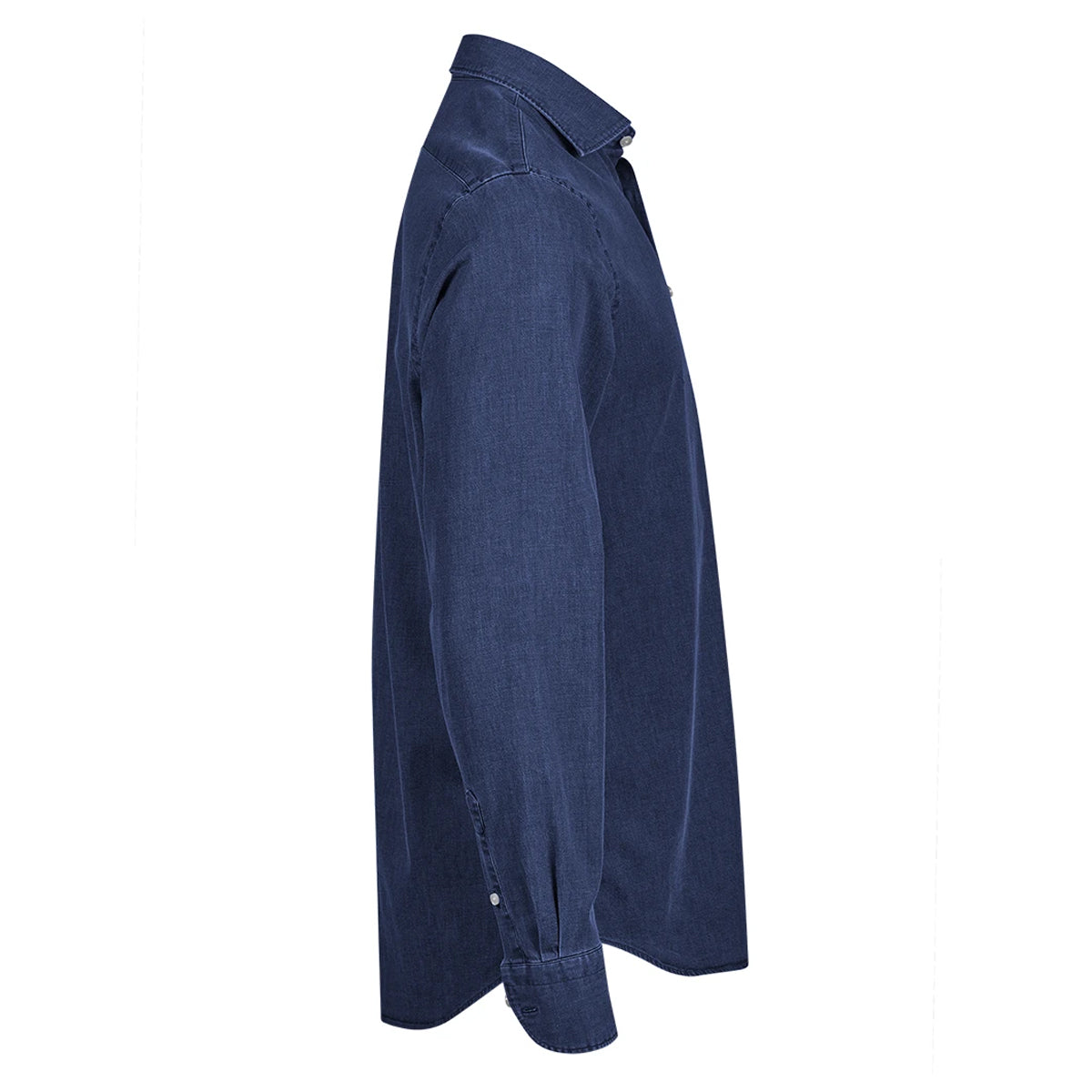 Blue Denim - Side - Tee Jays Mens Plain Denim Shirt