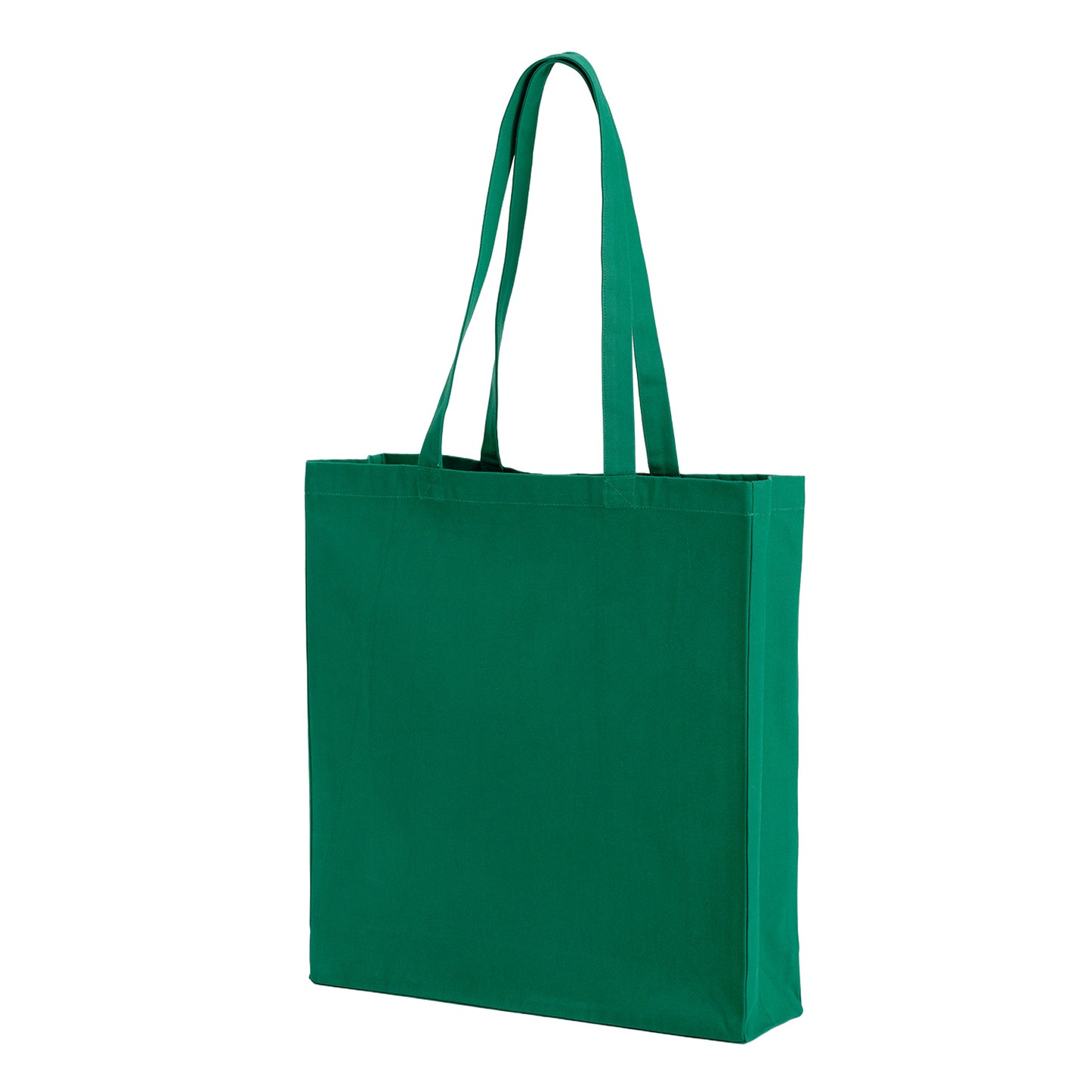 Bottle Green - Back - Nutshell Premium Canvas Recycled Tote Bag