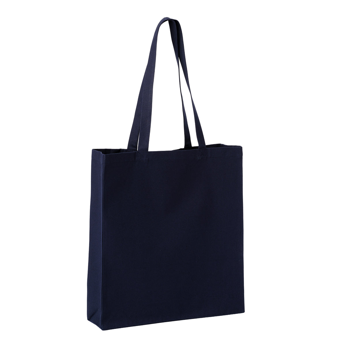 French Navy-Dark - Front - Nutshell Premium Canvas Recycled Tote Bag