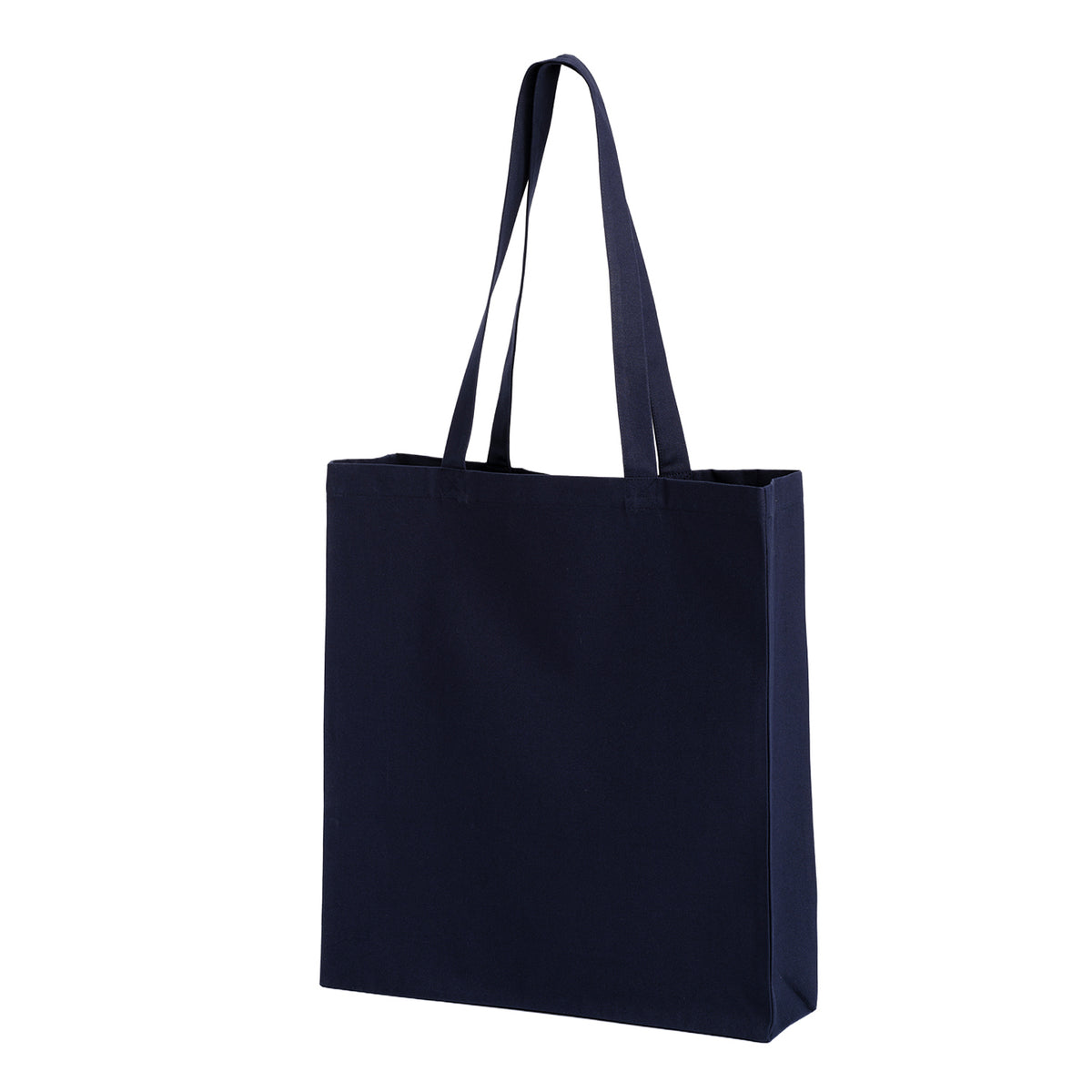 French Navy-Dark - Back - Nutshell Premium Canvas Recycled Tote Bag