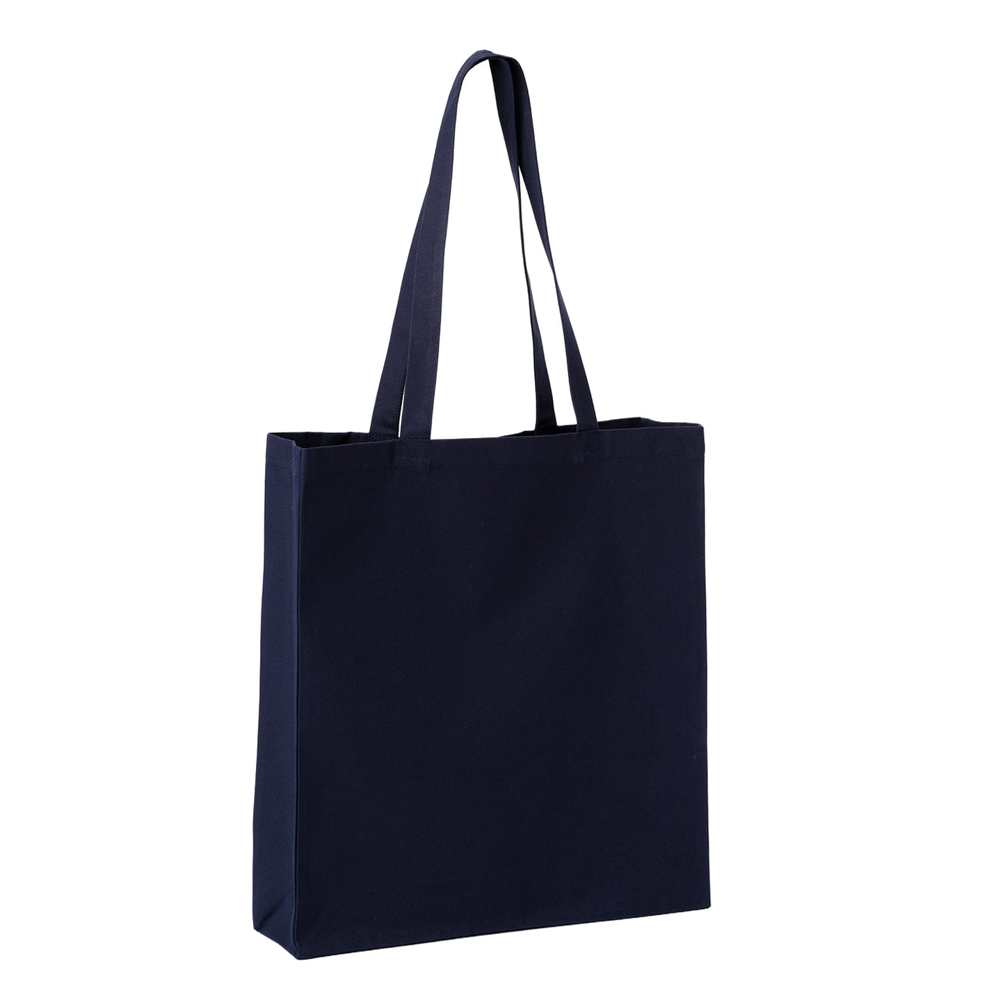 French Navy-Dark - Front - Nutshell Premium Canvas Recycled Tote Bag