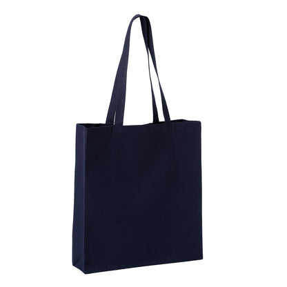 French Navy-Dark - Front - Nutshell Premium Canvas Recycled Tote Bag