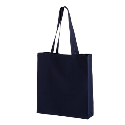 French Navy-Dark - Back - Nutshell Premium Canvas Recycled Tote Bag