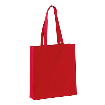 Fire Red - Front - Nutshell Premium Canvas Recycled Tote Bag