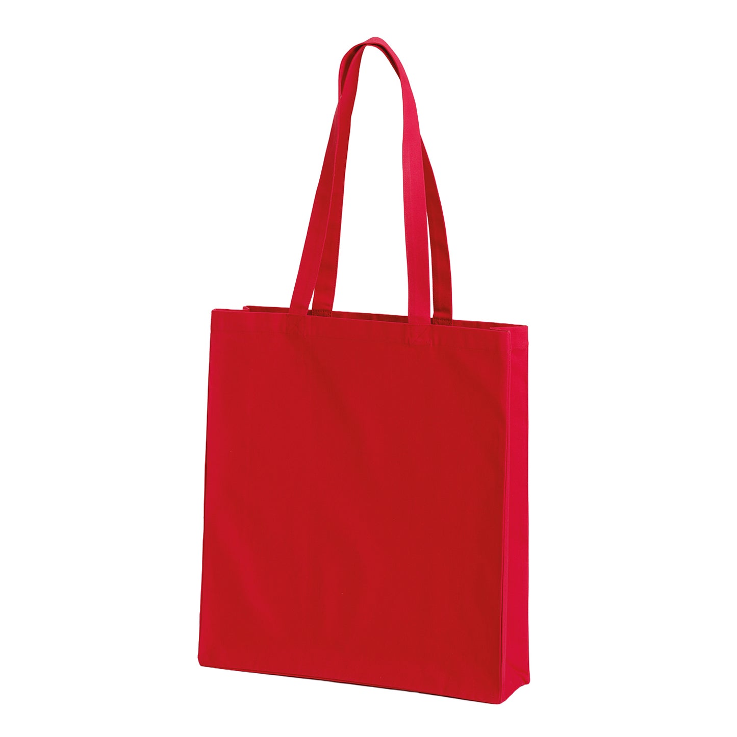Fire Red - Back - Nutshell Premium Canvas Recycled Tote Bag