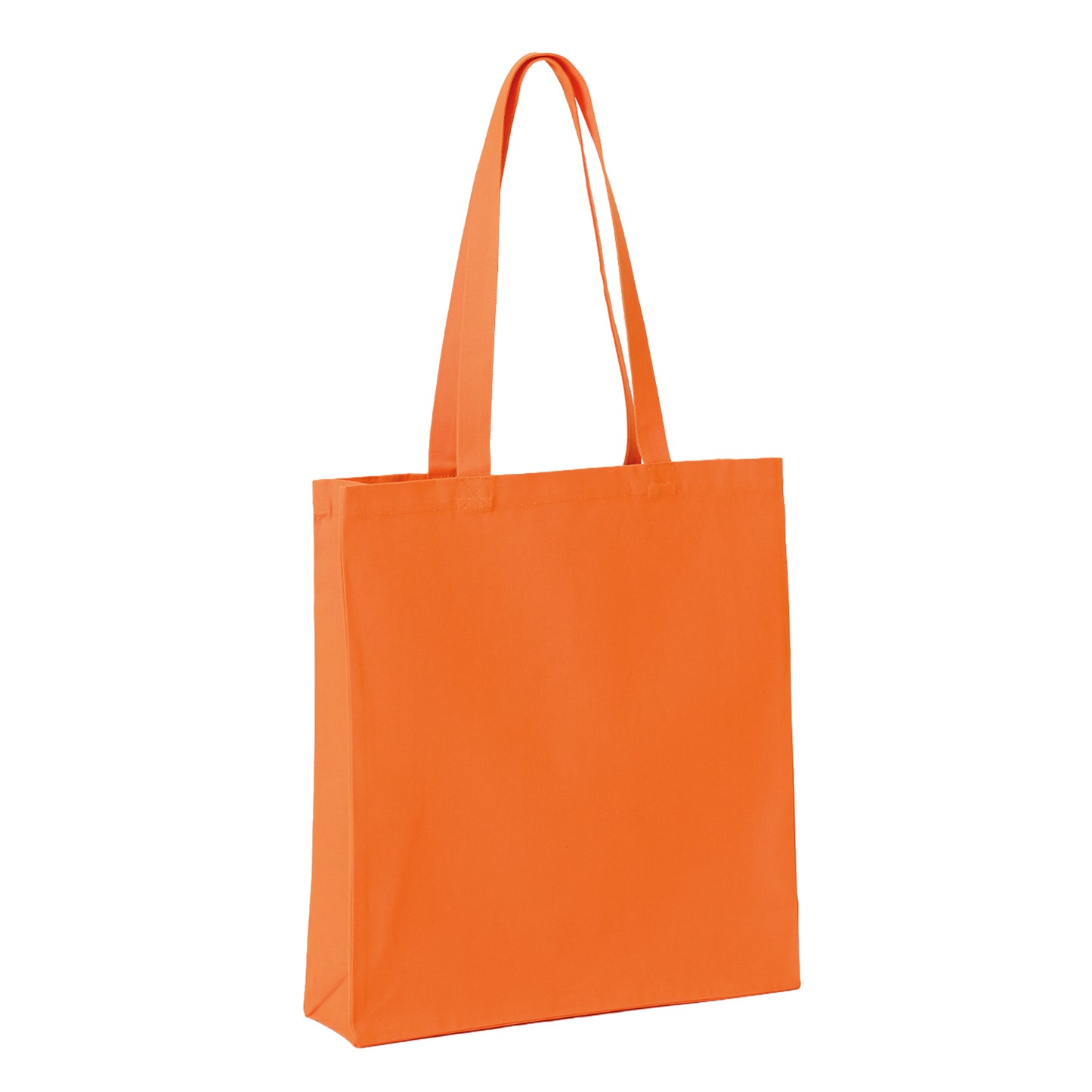 Orange - Front - Nutshell Premium Canvas Recycled Tote Bag